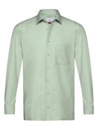 Herren Hemd Mint Langarm mit New-Kent-Kragen und Office-Manschette, Regular Fit